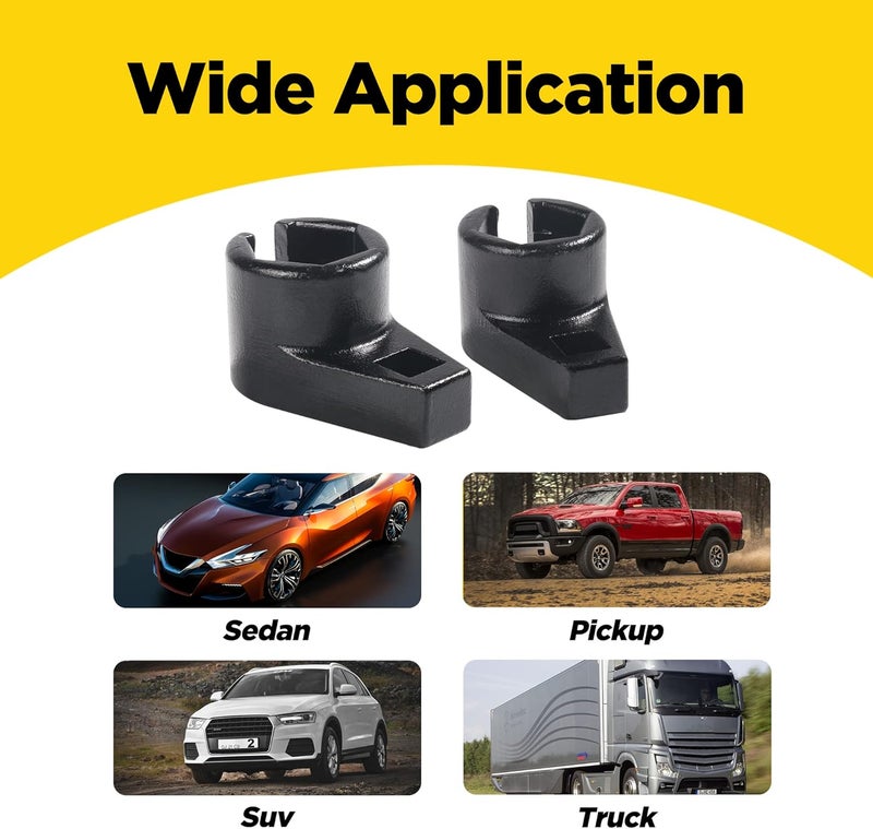 SUJADE YAKEFLY 3/8-Inch Drive by 7/8-Inch Offset Oxygen Sensor Socket,Universal Low Profile Offset Oxygen Sensor Socket 7/8" (22mm),Wire Gate Accesses Sensor from Side, Preventing Damage to Wires - Image 4